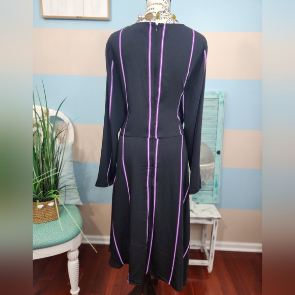 Nine West Front Draped Asymmetrical  Dress - Picture 6 of 10